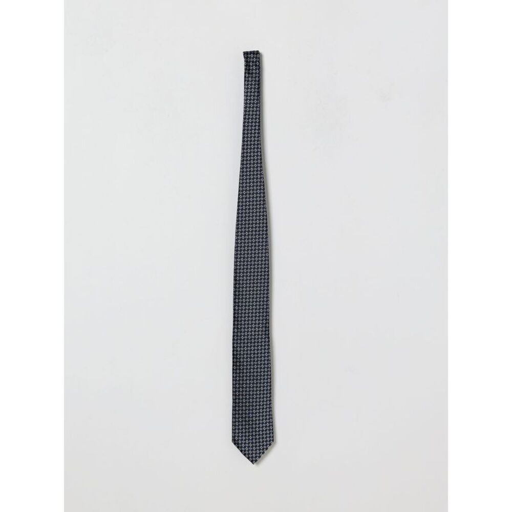 Zegna Men Zegna Jacquard Silk Tie